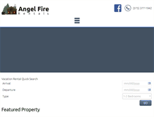 Tablet Screenshot of angelfire-rentals.com